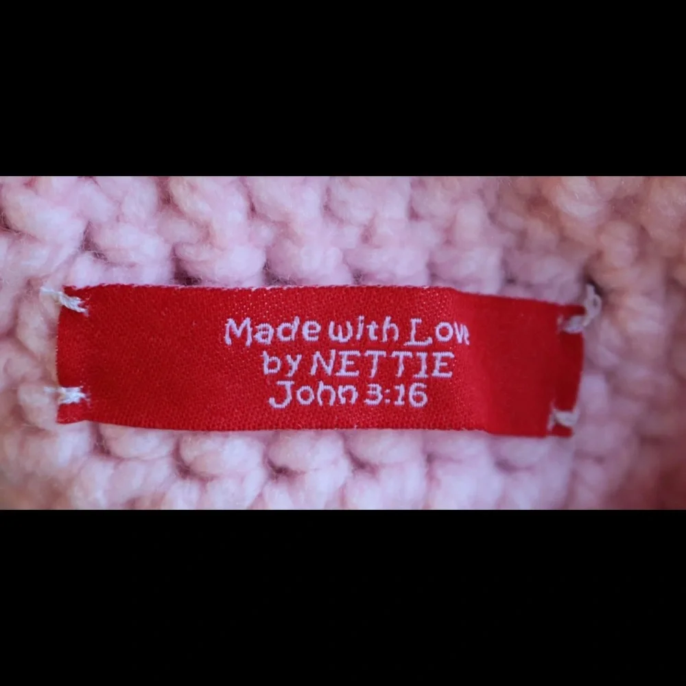 Soft Pink Hand Crochet 